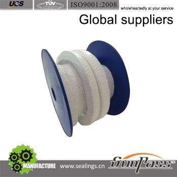 Flax Packing Stuffing Box Seal PTFE Packing Non Lubricated Water Pump Seal Compression Packing